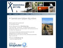 Tablet Screenshot of manniskapavag.se